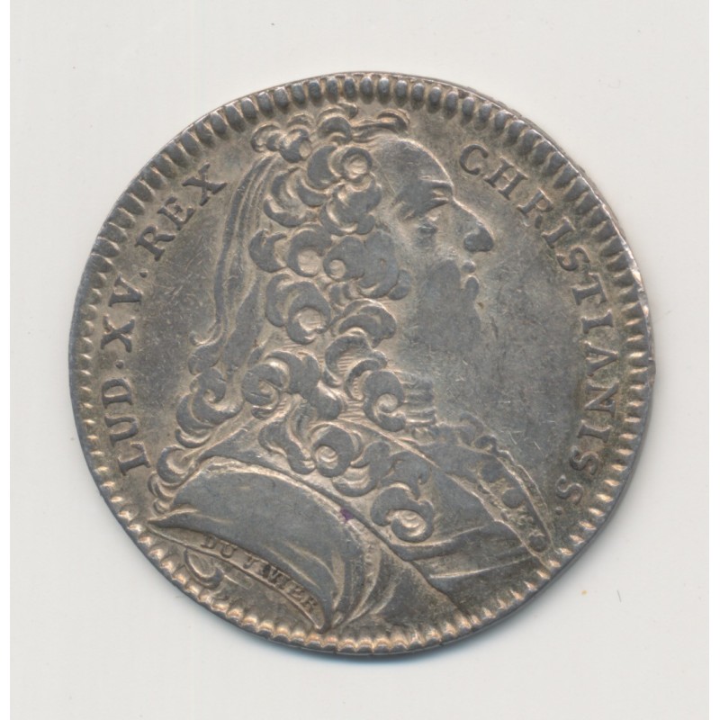 Jeton - Louis XV - États de bretagne - 1738 - argent - TTB