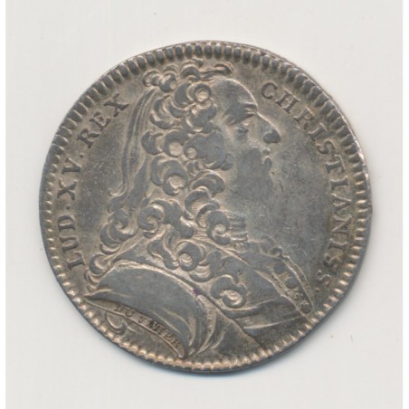Jeton - Louis XV - États de bretagne - 1738 - argent - TTB