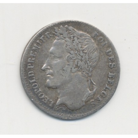 Belgique - 1/4 Franc 1834 Bruxelles - Léopold 1er - argent - TTB+
