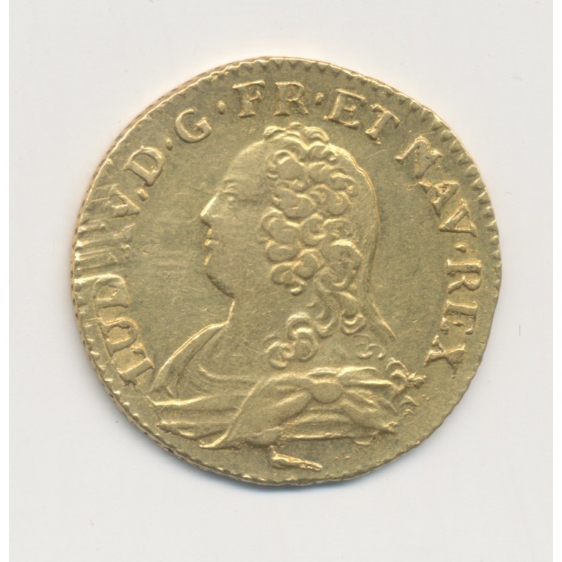 Louis XV - Louis d'or aux lunettes - 1736 Y Bourges - TTB