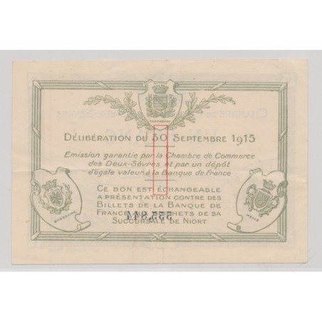 Dept79 - 1 Franc 1915 - 2 Sévres - TTB