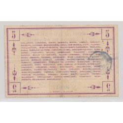 Dept80 - 5 Francs 1915 - Péronne - TTB 2