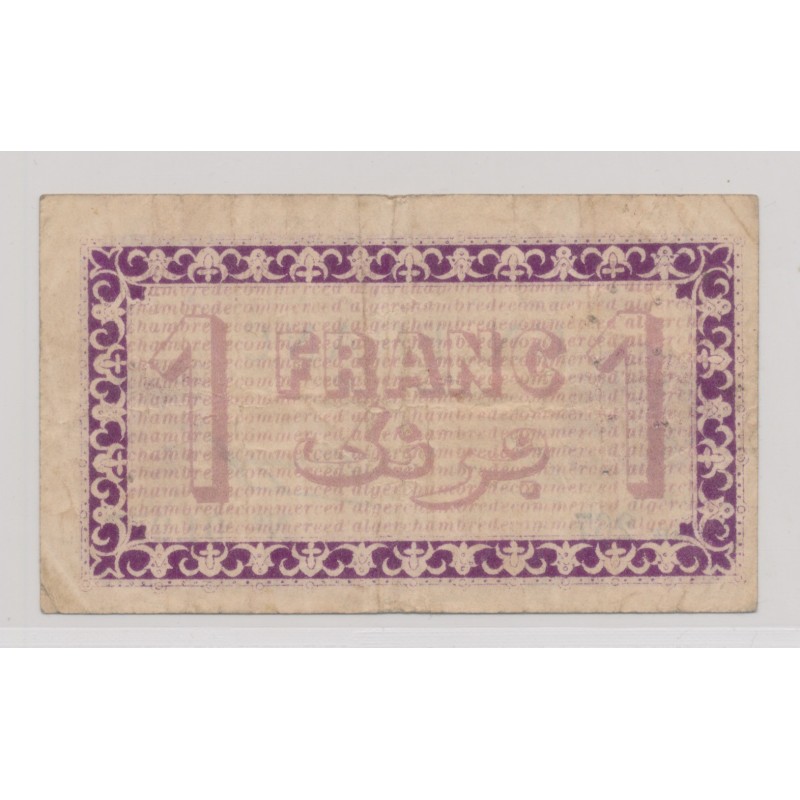 Alger - 1 Franc 1914 - TB+