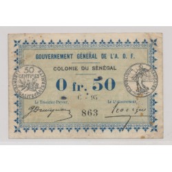 Sénégal - 50 Centimes 1917 - TB