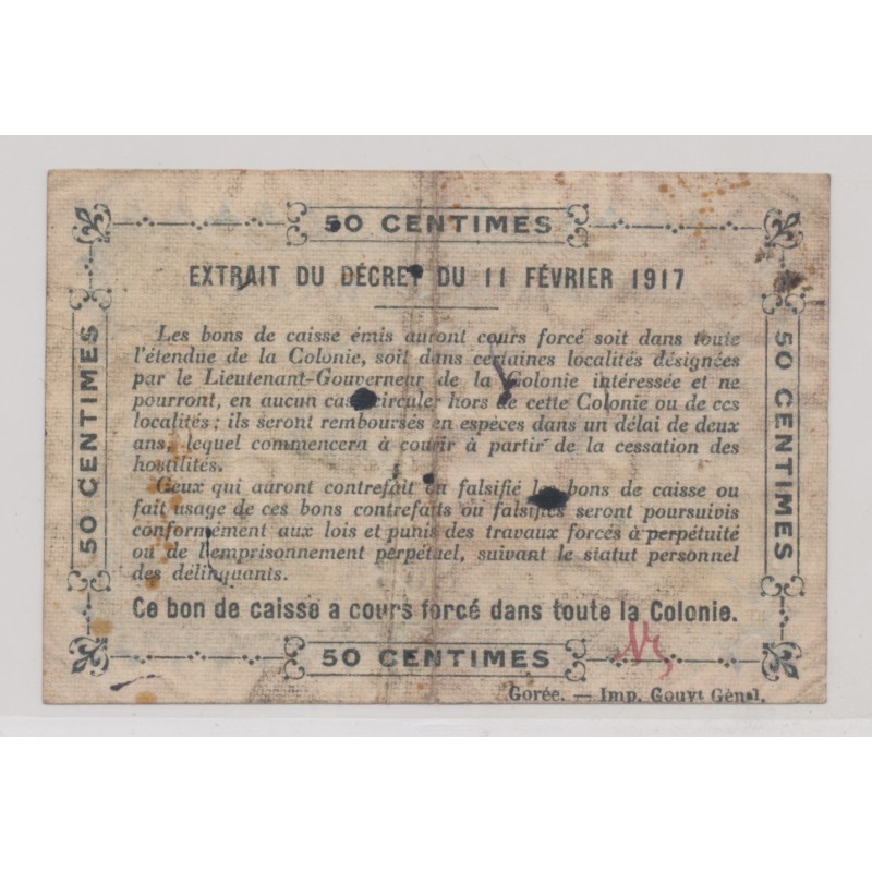 Sénégal - 50 Centimes 1917 - TB