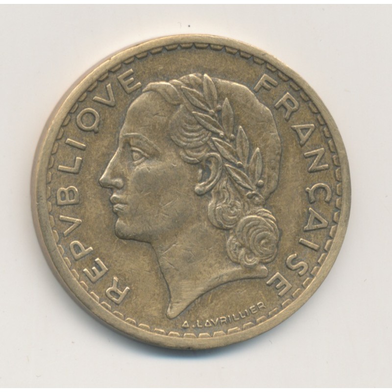 5 Francs Lavrillier - 1938 - TB+