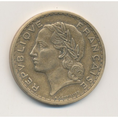 5 Francs Lavrillier - 1938 - TB+