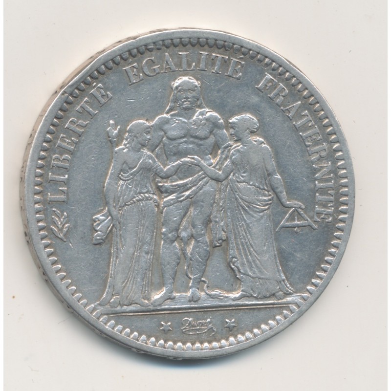 5 Francs Hercule - 1871 K Bordeaux - TB+/TTB