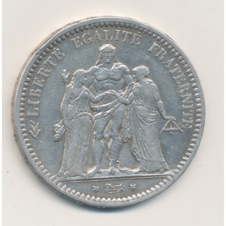 5 Francs Hercule - 1871 K Bordeaux - TB+/TTB