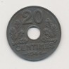 20 Centimes État Français - 1944 - fer - SUP