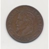 2 centimes Napoléon III - 1862 K Bordeaux - Tête laurée - SUP+