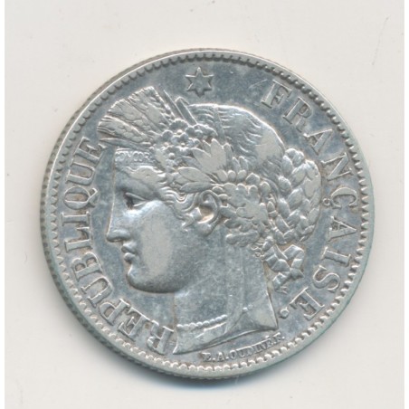 Cérès - 2 Francs - 1872 K Bordeaux - avec légende - TB/TB+