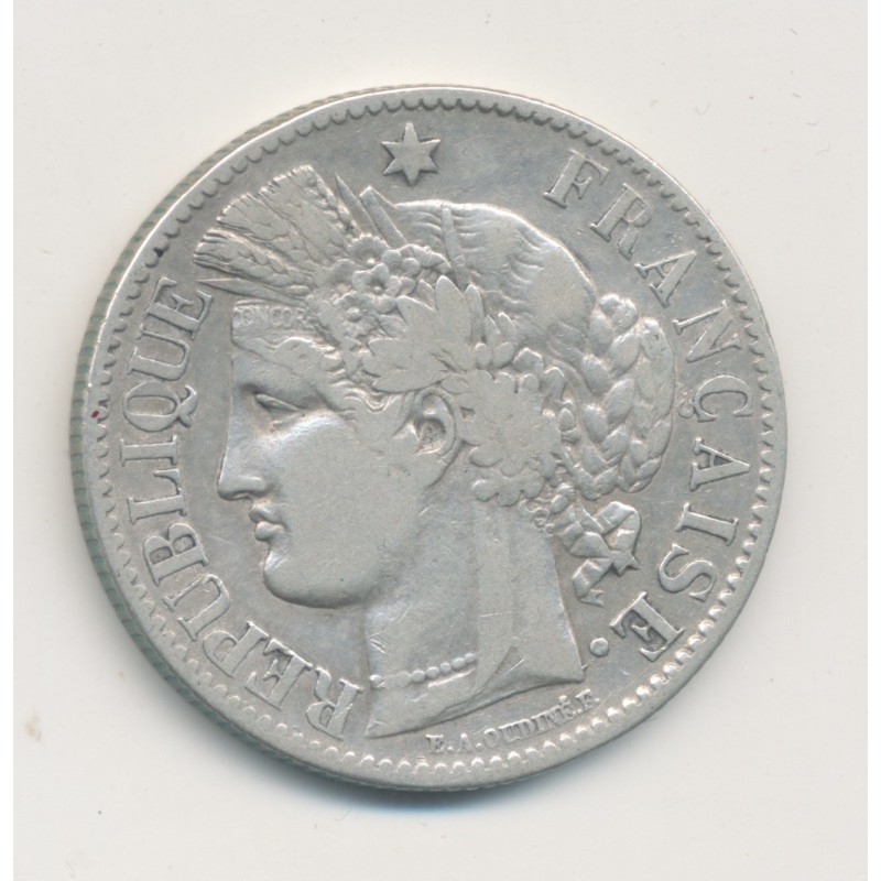 Cérès - 2 Francs - 1894 A Paris - avec légende - TB/TB+