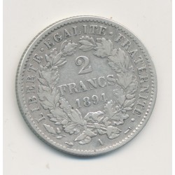 Cérès - 2 Francs - 1894 A Paris - avec légende - TB/TB+ 2
