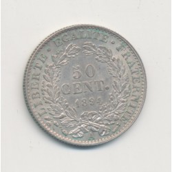 50 centimes Cérès - 1894 A Paris - SUP+ 2