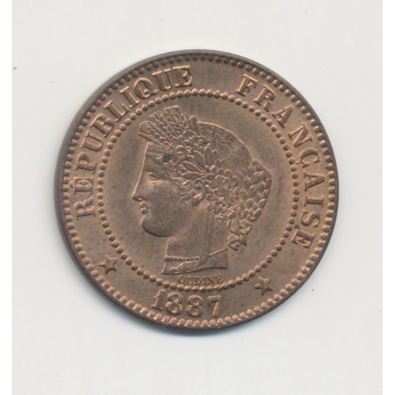 2 centimes Cérès - 1887 A Paris - SUP+
