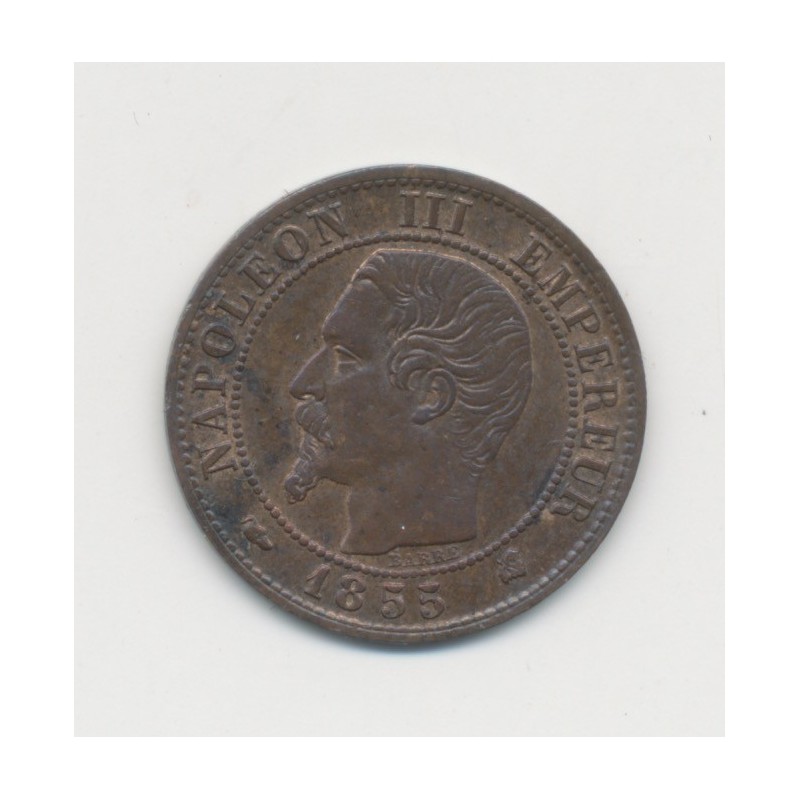 1 Centime Napoléon III - Tête nue - 1855 K Bordeaux - TTB