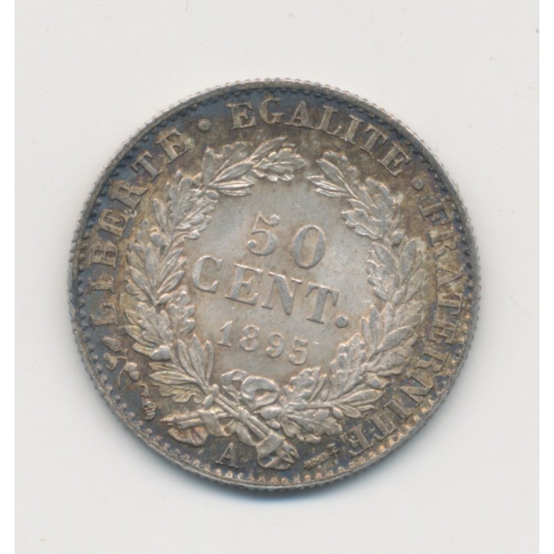 Cérès - 1/2 Franc 1895 A Paris - argent - TTB+