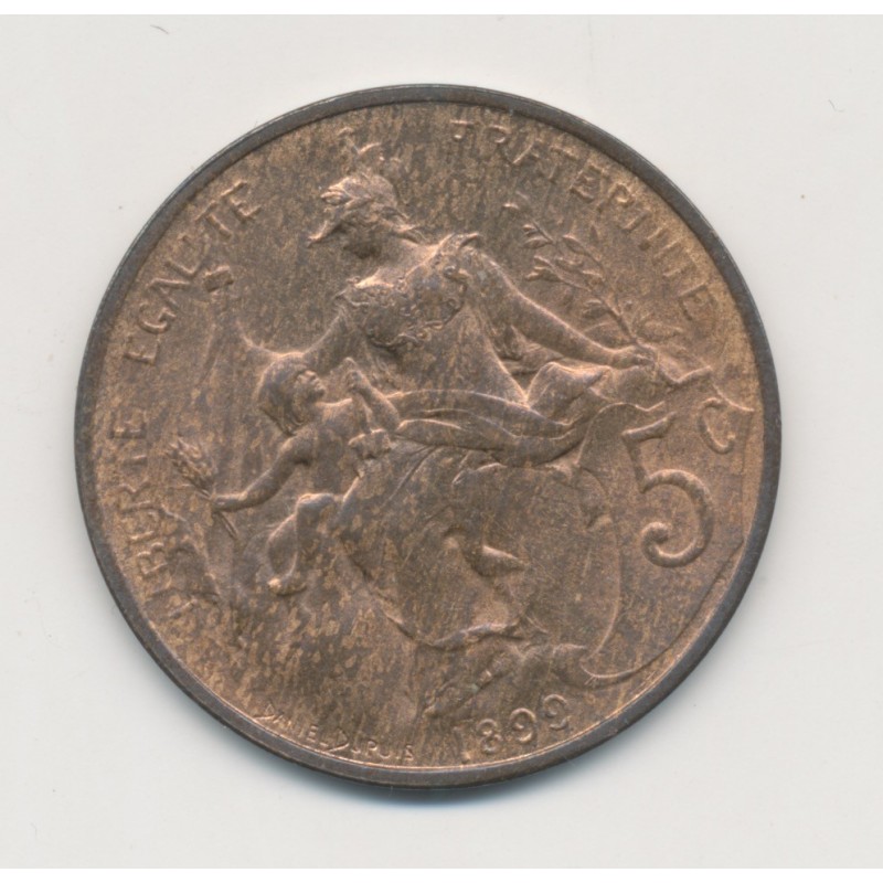 5 Centimes Dupuis - 1899 - SUP - bronze 