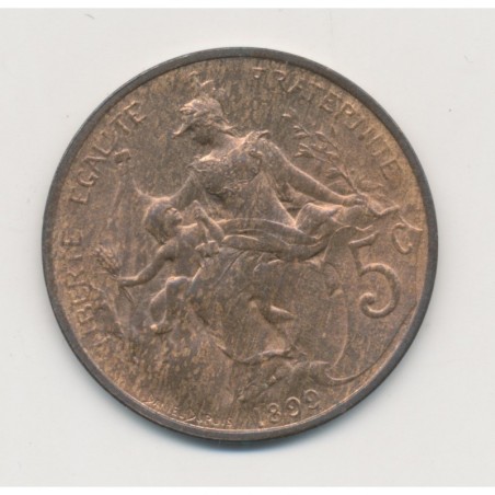 5 Centimes Dupuis - 1899 - SUP - bronze 