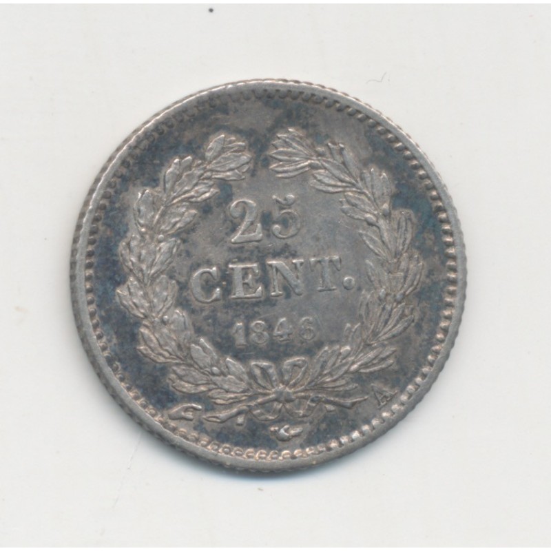 25 centimes Louis Philippe I - 1846 A Paris - TTB+