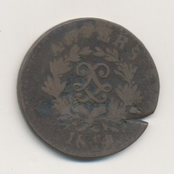 5 Centimes - 1814 - Siège d'Anvers - Louis XVIII - B 2