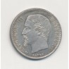 50 centimes Napoléon III - 1859 A Paris - Tête nue - SUP