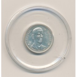 Médaille - Charles De gaulle - 40e anniversaire libération de Paris - argent - 1984 - 21mm - avec certificat