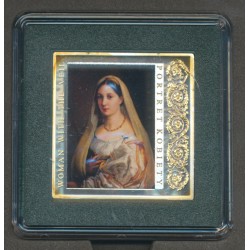 Niue Island - 1 Dollar 2014 - Femme avec le voile - 1999 ex - argent