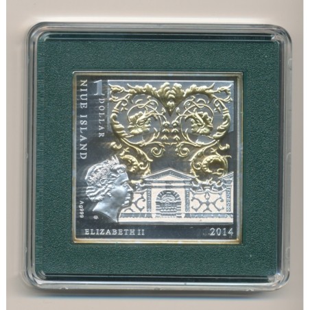 Niue Island - 1 Dollar 2014 - Femme avec le voile - 1999 ex - argent