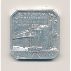 Médaille - Exposition internationale 1937 paris - alu - TTB+