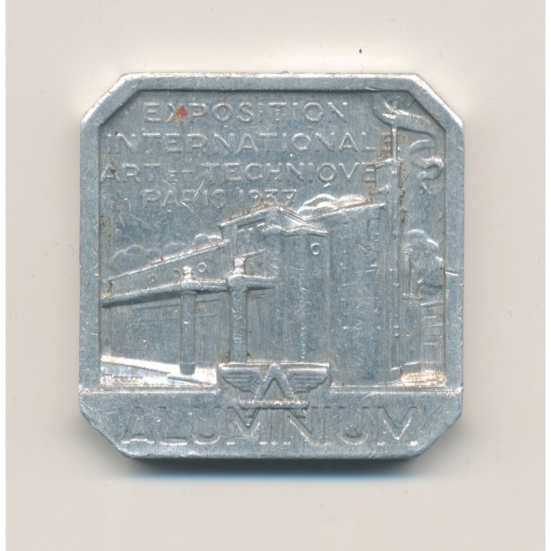 Médaille - Exposition internationale 1937 paris - alu - TTB+
