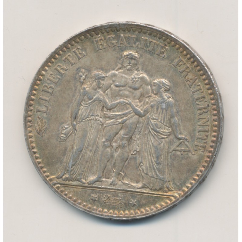 5 Francs Hercule - 1877 A Paris - SUP+