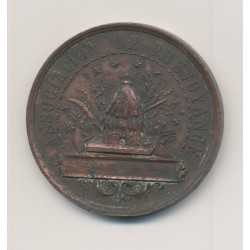 Jeton - Association de prévoyance - Bordeaux - bronze - TTB+