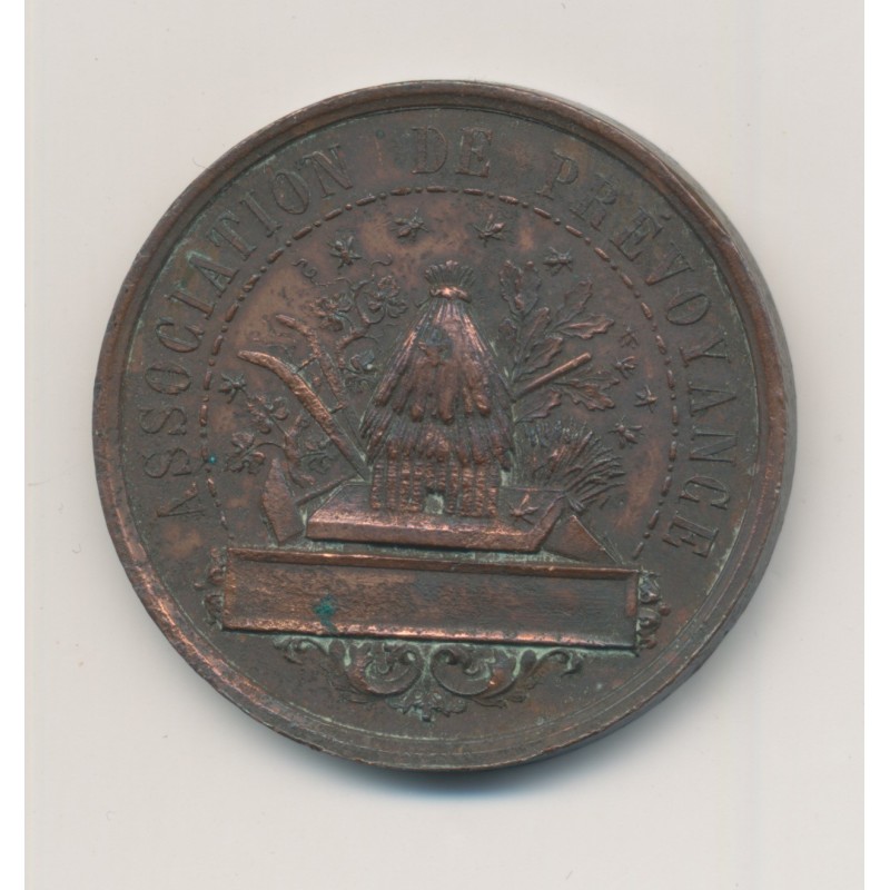 Jeton - Association de prévoyance - Bordeaux - bronze - TTB+