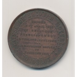 Jeton - Association de prévoyance - Bordeaux - bronze - TTB+ 2