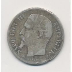 Napoléon III - 1 Franc - 1860 A Paris - abeille - TB