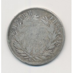 Napoléon III - 1 Franc - 1860 A Paris - abeille - TB 2
