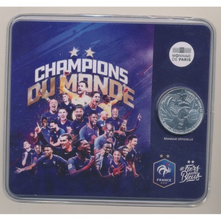 10 Euro 2018 - Champions du monde - argent BU