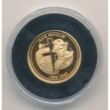 Médaille Or - Jean Moulin