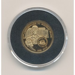 Médaille Or - 10e anniversaire du dernier Franc