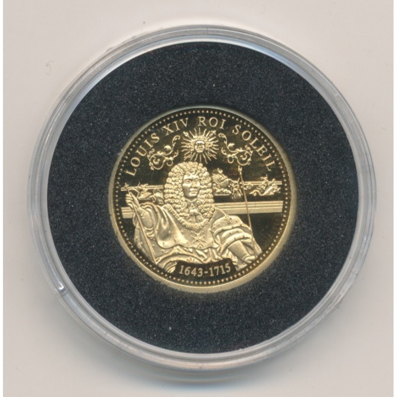 Médaille Or - Louis XIV - Roi soleil