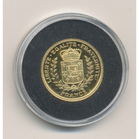 Médaille Or - Notre belle nation - Marianne - or 2g 0,585