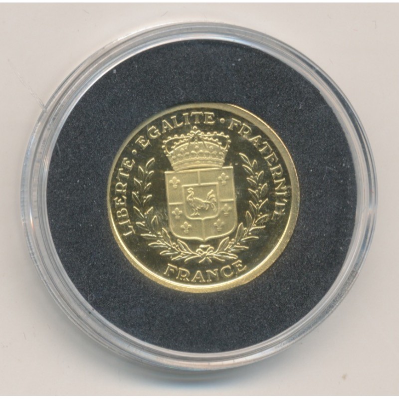Médaille - Marianne et arc de triomphe - 65e anniversaire de la libération - or