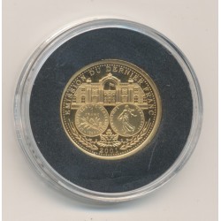 Médaille - Émission du dernier Franc - Or 2g 0,585