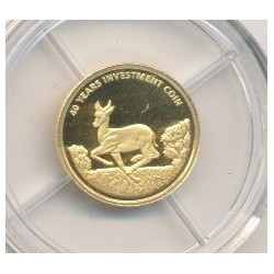 Médaille Or - Africa - 40 years investment coin 2
