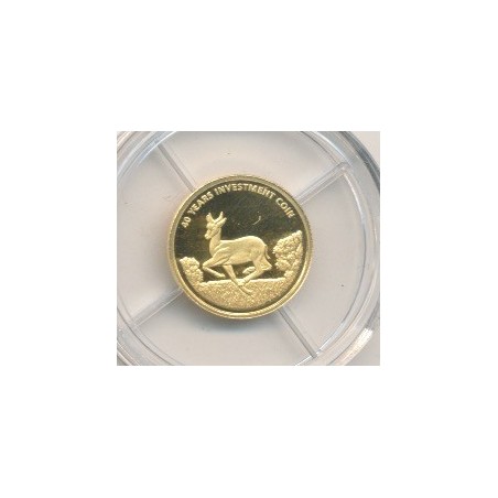 Médaille Or - Africa - 40 years investment coin