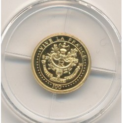 Médaille Or - Napoléon I - collection vive la France 2