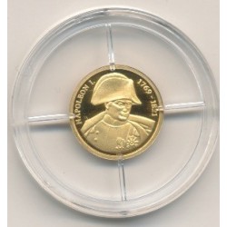 Médaille Or - Napoléon I - collection vive la France