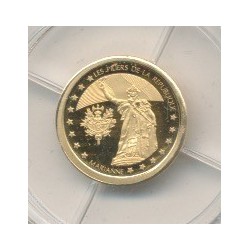 Médaille Or - Marianne - 2012 - la marseillaise